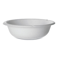 Eco-Products Vanguard Renewable and Compostable Sugarcane Bowls, 6 oz, White, 1,800/Carton (EPBL6NFA)