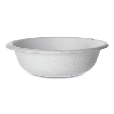 Eco-Products Vanguard Renewable and Compostable Sugarcane Bowls, 6 oz, White, 1,800/Carton (EPBL6NFA)