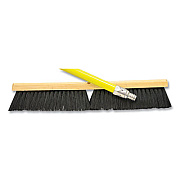 Boardwalk Tampico Push Broom Kit, 18 x 64, Metal Handle, Yellow/Black (20218KIT)