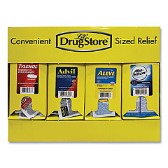 Lil' Drugstore Single-Dose Medicine Dispenser, 105-Pieces, Plastic Case, Yellow (71622)