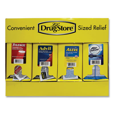 Lil' Drugstore Single-Dose Medicine Dispenser, 105-Pieces, Plastic Case, Yellow (71622)