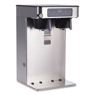 BUNN ICB Infusion Series Twin Tall Coffee Brewer, 51 Cups, Silver/Black (532000101)