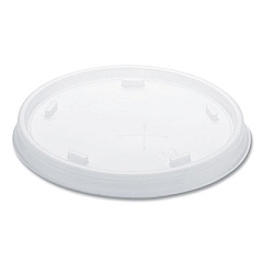 Dart Plastic Cold Cup Lids, Fits 8 oz to 9 oz Cold Cups, Translucent, 100/Pack, 10 Packs/Carton (8SL)