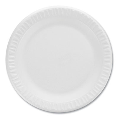 DART CONTAINER CORPORATION Concorde Non-Laminated Foam Plates, 9" dia, White, 125/Pack (9PWCRPK)