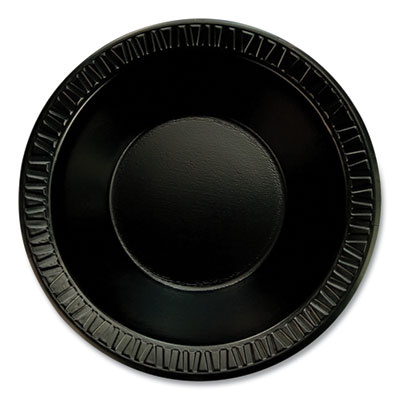 Dart Quiet Classic Laminated Foam Dinnerware, Bowl, 12 oz, Black, 1,000/Carton (12BWBQR)