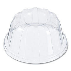 Dart D-T Sundae/Cold Cup Lids, Fits 5 oz to 32 oz Cold Cups, Plastic, Clear, 50/Pack, 20 Packs/Carton (20HDLC)