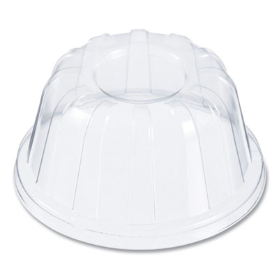 Dart D-T Sundae/Cold Cup Lids, Fits 5 oz to 32 oz Cold Cups, Plastic, Clear, 50/Pack, 20 Packs/Carton (20HDLC)