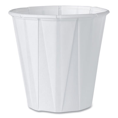SOLO Paper Portion Cups, ProPlanet Seal, 3.5 oz, White, 100/Bag, 50 Bags/Carton (450)