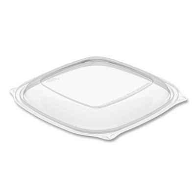 Dart PresentaBowls Pro Clear Square Lids for 24 oz to 32 oz Bowls, 8.5 x 8.5 x 0.5, Clear, Plastic, 63/Bag, 4 Bags/Carton (C2464BDL)
