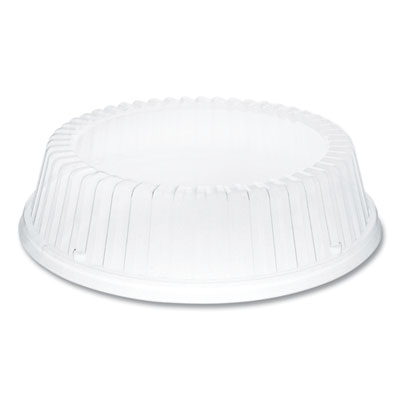 Dart Dome Covers for Dinnerware, For 9" Foam Plates, Clear, Plastic, 125/Bag, 4 Bags/Carton (CL9P)