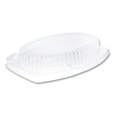 Dart Dome Covers for Dinnerware, Clear, Plastic, 125/Bag, 4 Bags/Carton (CL9PR)