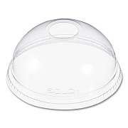 Dart Ultra Clear Dome Cold Cup Lids, Fits 16 oz to 24 oz Cold Cups, Plastic, Clear, 100/Pack (DLR626PK)