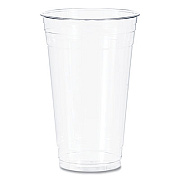 Dart Ultra Clear PETE Cold Cups, 24 oz, Plastic, Clear, 50/Sleeve, 12 Sleeves/Carton (TD24)