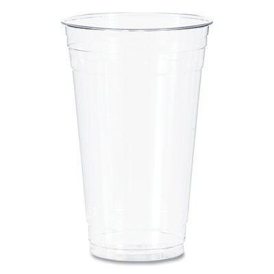 Dart Ultra Clear PETE Cold Cups, 24 oz, Plastic, Clear, 50/Sleeve, 12 Sleeves/Carton (TD24)