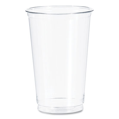 Dart Ultra Clear PETE Cold Cups, 20 oz, Plastic, Clear, 50/Sleeve, 20 Sleeves/Carton (TN20)