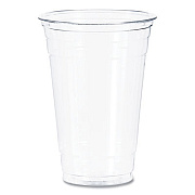SOLO Ultra Clear Cups, 20 oz, Plastic, 50/Bag, 12 Bags/Carton (TP20)