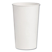 SOLO Double Sided Poly (DSP) Paper Cold Cups, 44 oz, White, 500/Carton (TPH445P2050)