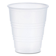 Dart High-Impact Polystyrene Cold Cups, 5 oz, Plastic, Translucent, 100/Pack (Y5PK)