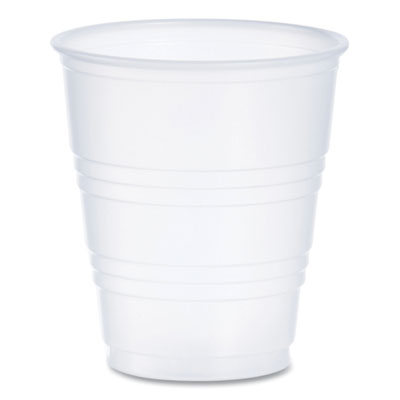 Dart High-Impact Polystyrene Cold Cups, 5 oz, Plastic, Translucent, 100/Pack (Y5PK)