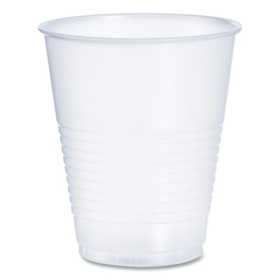 Dart High-Impact Polystyrene Squat Cold Cups, 12 oz, Plastic, Translucent, 50/Sleeve, 20 Sleeves/Carton (Y12S)