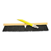 Boardwalk Tampico Push Broom Kit, 36" x 60" Metal Handle, Black/Yellow (20236KIT)