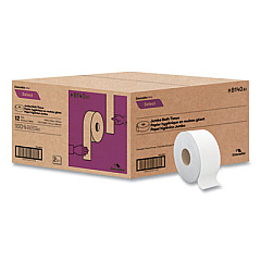 Cascades PRO Select Jumbo Bath Tissue, Septic Safe, 2 Ply, 3.3" x 1,000 ft, White, 12 Rolls/Carton (B140)