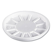 Dart Vented Foam Lids, Fits 6 oz to 32 oz Hot Cups, White, 50/Pack, 10 Packs/Carton (20RL)