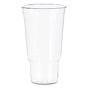 Dart Ultra Clear Pedestal PET Cups, 32 oz, Plastic, Clear, 25/Bag, 20 Bags/Carton (32AC)