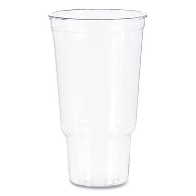 Dart Ultra Clear Pedestal PET Cups, 32 oz, Plastic, Clear, 25/Bag, 20 Bags/Carton (32AC)