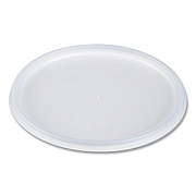 Dart Plastic Lids for Foam Containers, Flat, Vented, Fits 24 oz to 32 oz, Translucent, 100/Pack, 5 Packs/Carton (48JL)