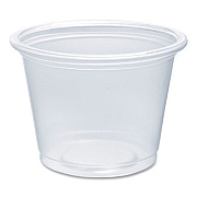 Dart Conex Complements Portion/Medicine Cups, 1 oz, Plastic, Clear, 125/Bag, 20 Bags/Carton (100PC)