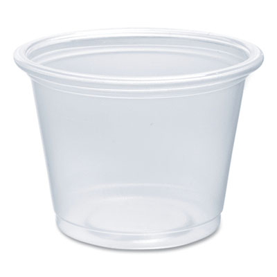 Dart Conex Complements Portion/Medicine Cups, 1 oz, Plastic, Clear, 125/Bag, 20 Bags/Carton (100PC)