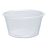 Dart Conex Complements Portion/Medicine Cups, 2 oz, Plastic, Clear, 125/Bag, 20 Bags/Carton (200PC)
