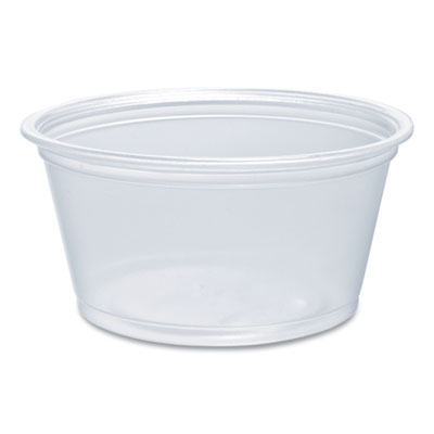 Dart Conex Complements Portion/Medicine Cups, 2 oz, Plastic, Clear, 125/Bag, 20 Bags/Carton (200PC)