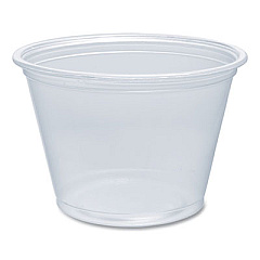 Dart Conex Complements Portion/Medicine Cups, 2.5 oz, Plastic, Clear, 125/Bag, 20 Bags/Carton (250PC)