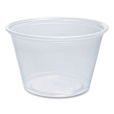 Dart Conex Complements Portion/Medicine Cups, 4 oz, Plastic, Clear, 125/Bag, 20 Bags/Carton (400PC)