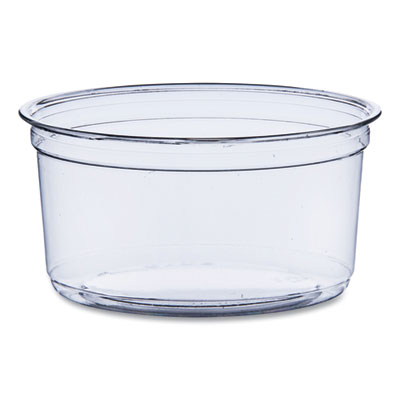 SOLO Bare Eco-Forward RPET Deli Containers, ProPlanet Seal, 12 oz, Clear, Plastic, 50/Pack, 10/Carton (DM12R)