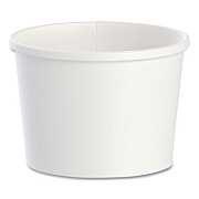 SOLO Flexstyle Double Poly Paper Containers, 12 oz, 3.6" Diameter, White, Paper, 25/Bag, 20 Bags/Carton (HS4125WH)
