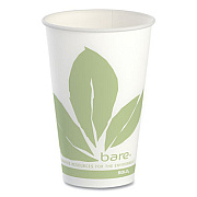 SOLO Bare Eco-Forward Paper Cold Cups, ProPlanet Seal, 12 oz, Green/White, 100/Sleeve, 20 Sleeves/Carton (R12BBJD110CT)