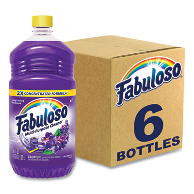 Fabuloso Multi-Use Cleaner, Lavender Scent, 56 oz. Bottle, 6/Carton (53041CT)
