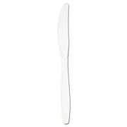 Dart Guildware Heavyweight Plastic Knives, White, 100/Box, 10 Boxes/Carton (GBX6KW)