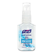 PURELL Advanced Hand Sanitizer Refreshing Gel, 2 oz Travel-Sized Pump Bottle, Clean Scent, 24/Carton (305024CMR)
