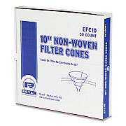 AmerCareRoyal Filter Cones, For Fry Oil, 10" Non-Woven, 500/Carton (EFC10)