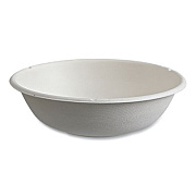 Eco-Products Vanguard Renewable and Compostable Sugarcane Bowls, 16 oz, White, 800/Carton (EPBL16CNFA)