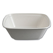 Eco-Products Regalia Sugarcane Servingware, Bowl, 160 oz, White, 100 Bowls/Carton (EPBL160LNFA)