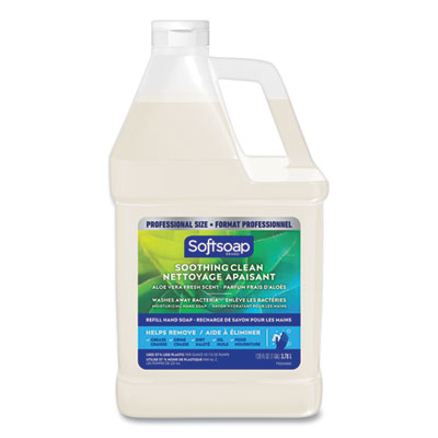 Softsoap Liquid Hand Soap Refill with Aloe, Aloe Vera Fresh Scent, 1 gal Bottle (61036483EA)