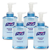 PURELL HEALTHY SOAP Gentle and Free Foam, Fragrance-Free, 515 mL, 4/Carton (501604CT)