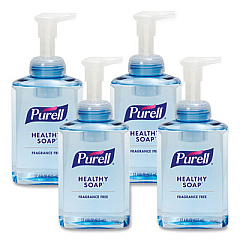 PURELL HEALTHY SOAP Gentle and Free Foam, Fragrance-Free, 515 mL, 4/Carton (501604CT)