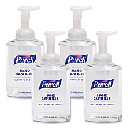PURELL Advanced Hand Sanitizer Foam, 515 mL, Pump Bottle, Clean Scent, 4/Carton (501004CT)