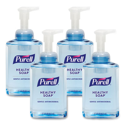 PURELL Healthcare HEALTHY SOAP 0.5% PCMX Antimicrobial Foam, Floral Scent, 515 mL, 4/Carton (501904CT)